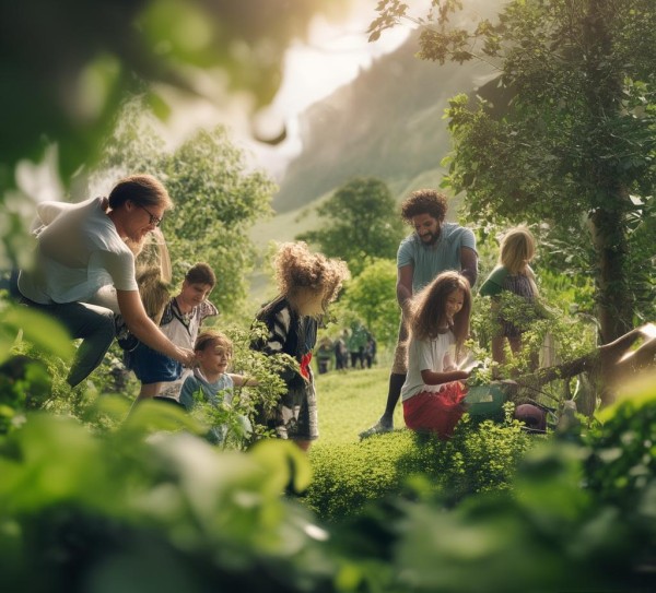 亲子环保动态图片大全集，用创意互动与行动点亮绿色生活，为地球增添生机与希望